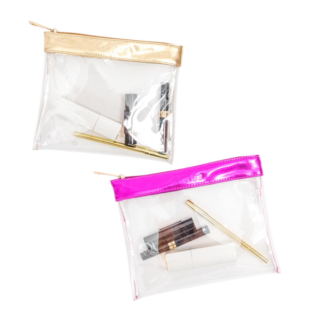 Transparent Travel Pouch for Liquids By Rice DK Vibrant Home